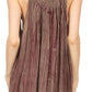 Sakkas Silvia Sleeveless V-neck Printed Tank Top Blouse