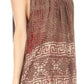 Sakkas Silvia Sleeveless V-neck Printed Tank Top Blouse