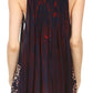 Sakkas Silvia Sleeveless V-neck Printed Tank Top Blouse