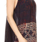 Sakkas Silvia Sleeveless V-neck Printed Tank Top Blouse
