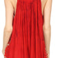 Sakkas Silvia Sleeveless V-neck Printed Tank Top Blouse