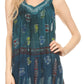 Sakkas Chiara Two Tone Sleeveless V-neck Tank Top Blouse