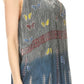 Sakkas Chiara Two Tone Sleeveless V-neck Tank Top Blouse
