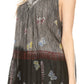 Sakkas Chiara Two Tone Sleeveless V-neck Tank Top Blouse