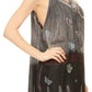 Sakkas Chiara Two Tone Sleeveless V-neck Tank Top Blouse