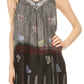 Sakkas Chiara Two Tone Sleeveless V-neck Tank Top Blouse