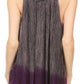 Sakkas Chiara Two Tone Sleeveless V-neck Tank Top Blouse