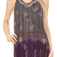 Sakkas Chiara Two Tone Sleeveless V-neck Tank Top Blouse