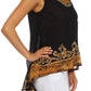 Sakkas Wild Raven Batik Hi Lo Blouse / Tunic
