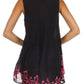 Sakkas Wild Raven Batik Hi Lo Blouse / Tunic