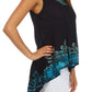 Sakkas Wild Raven Batik Hi Lo Blouse / Tunic