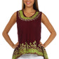 Sakkas Wild Raven Batik Hi Lo Blouse / Tunic