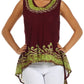 Sakkas Wild Raven Batik Hi Lo Blouse / Tunic