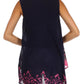 Sakkas Wild Raven Batik Hi Lo Blouse / Tunic