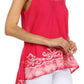 Sakkas Wild Raven Batik Hi Lo Blouse / Tunic