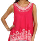 Sakkas Wild Raven Batik Hi Lo Blouse / Tunic