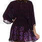 Sakkas Women's Embroidered Batik Gauzy Rayon Tunic Blouse