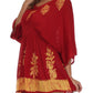 Sakkas Women's Embroidered Batik Gauzy Rayon Tunic Blouse