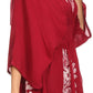 Sakkas Women's Embroidered Batik Gauzy Rayon Tunic Blouse