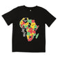 Sakkas Esi Unisex African American T-shirt Printed Kente Tee Short Sleeve