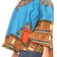 Sakkas Efua Wax Ankara Dutch African Print Pirate Casual Top Colorful