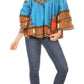 Sakkas Efua Wax Ankara Dutch African Print Pirate Casual Top Colorful