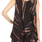 Sakkas Jaida Elegant High Low Tie Dye Tank Top