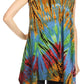 Sakkas Jaida Elegant High Low Tie Dye Tank Top