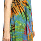 Sakkas Jaida Elegant High Low Tie Dye Tank Top