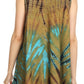 Sakkas Jaida Elegant High Low Tie Dye Tank Top