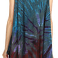Sakkas Jaida Elegant High Low Tie Dye Tank Top
