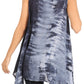 Sakkas Marin Women's Sleeveless Loose Boho Casual Tank Top Blouse Tie-dye & Batik