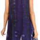 Sakkas Marin Women's Sleeveless Loose Boho Casual Tank Top Blouse Tie-dye & Batik