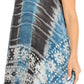 Sakkas Marin Women's Sleeveless Loose Boho Casual Tank Top Blouse Tie-dye & Batik