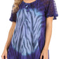 Sakkas Petra Women's Casual Loose Flared Corset Short Sleeve Lace Blouse Top Tunic