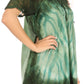 Sakkas Petra Women's Casual Loose Flared Corset Short Sleeve Lace Blouse Top Tunic