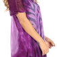 Sakkas Petra Women's Casual Loose Flared Corset Short Sleeve Lace Blouse Top Tunic