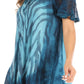 Sakkas Petra Women's Casual Loose Flared Corset Short Sleeve Lace Blouse Top Tunic