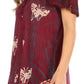 Sakkas Petra Women's Casual Loose Flared Corset Short Sleeve Lace Blouse Top Tunic