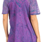 Sakkas Petra Women's Casual Loose Flared Corset Short Sleeve Lace Blouse Top Tunic