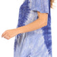 Sakkas Petra Women's Casual Loose Flared Corset Short Sleeve Lace Blouse Top Tunic