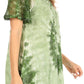 Sakkas Petra Women's Casual Loose Flared Corset Short Sleeve Lace Blouse Top Tunic