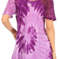 Sakkas Petra Women's Casual Loose Flared Corset Short Sleeve Lace Blouse Top Tunic
