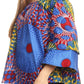 Sakkas Abree Off-shoulder Short Sleeve  Blouse Top Ankara Wax Dutch African Print