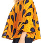 Sakkas Abree Off-shoulder Short Sleeve  Blouse Top Ankara Wax Dutch African Print