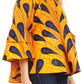 Sakkas Abree Off-shoulder Short Sleeve  Blouse Top Ankara Wax Dutch African Print