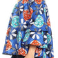 Sakkas Abree Off-shoulder Short Sleeve  Blouse Top Ankara Wax Dutch African Print