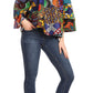 Sakkas Abree Off-shoulder Short Sleeve  Blouse Top Ankara Wax Dutch African Print