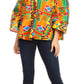 Sakkas Abree Off-shoulder Short Sleeve  Blouse Top Ankara Wax Dutch African Print