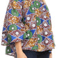 Sakkas Abree Off-shoulder Short Sleeve  Blouse Top Ankara Wax Dutch African Print